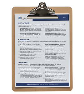 Maintenance Checklist Maintenance Checklist